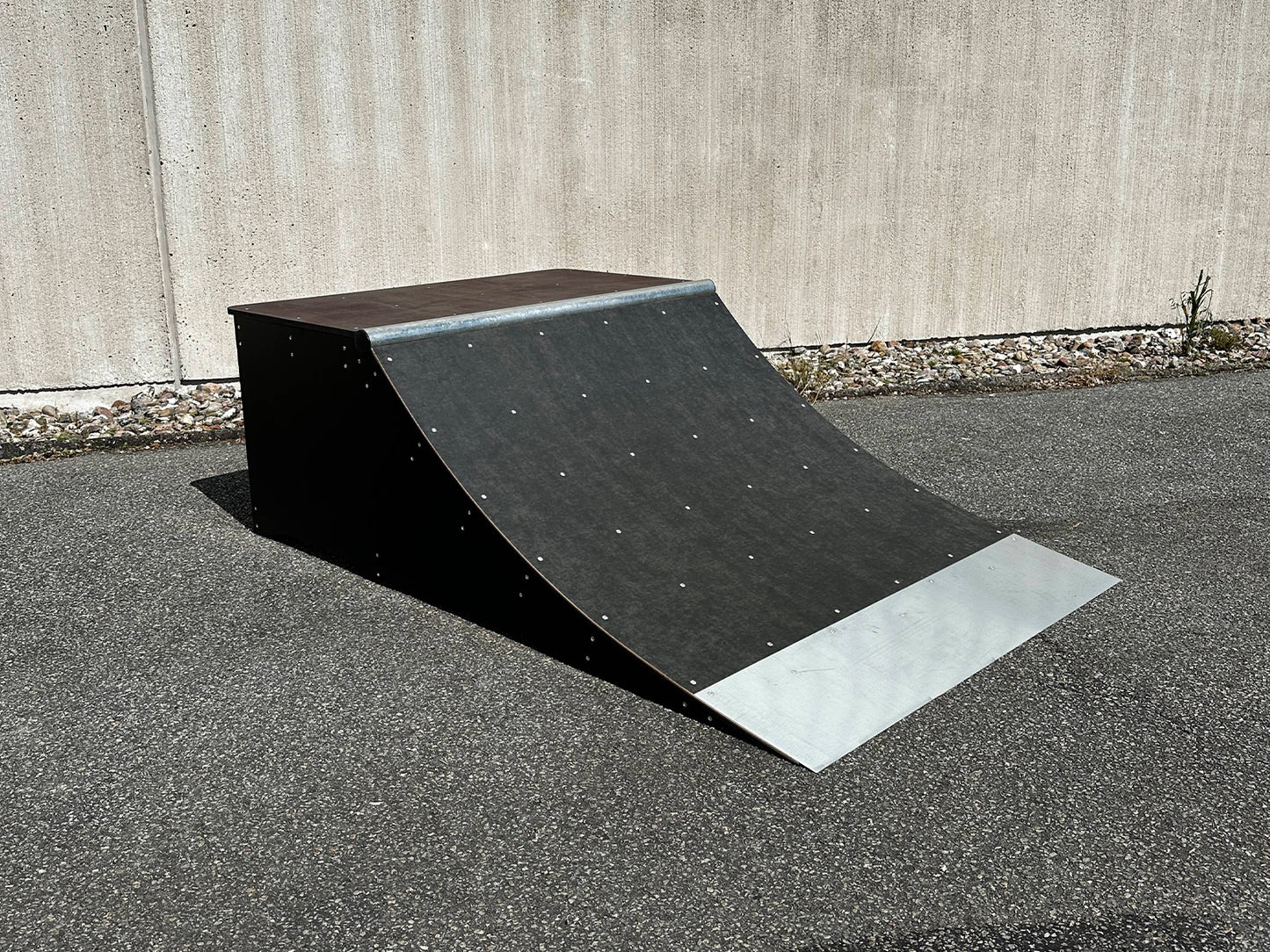 Quarterpipe m. Hjul
