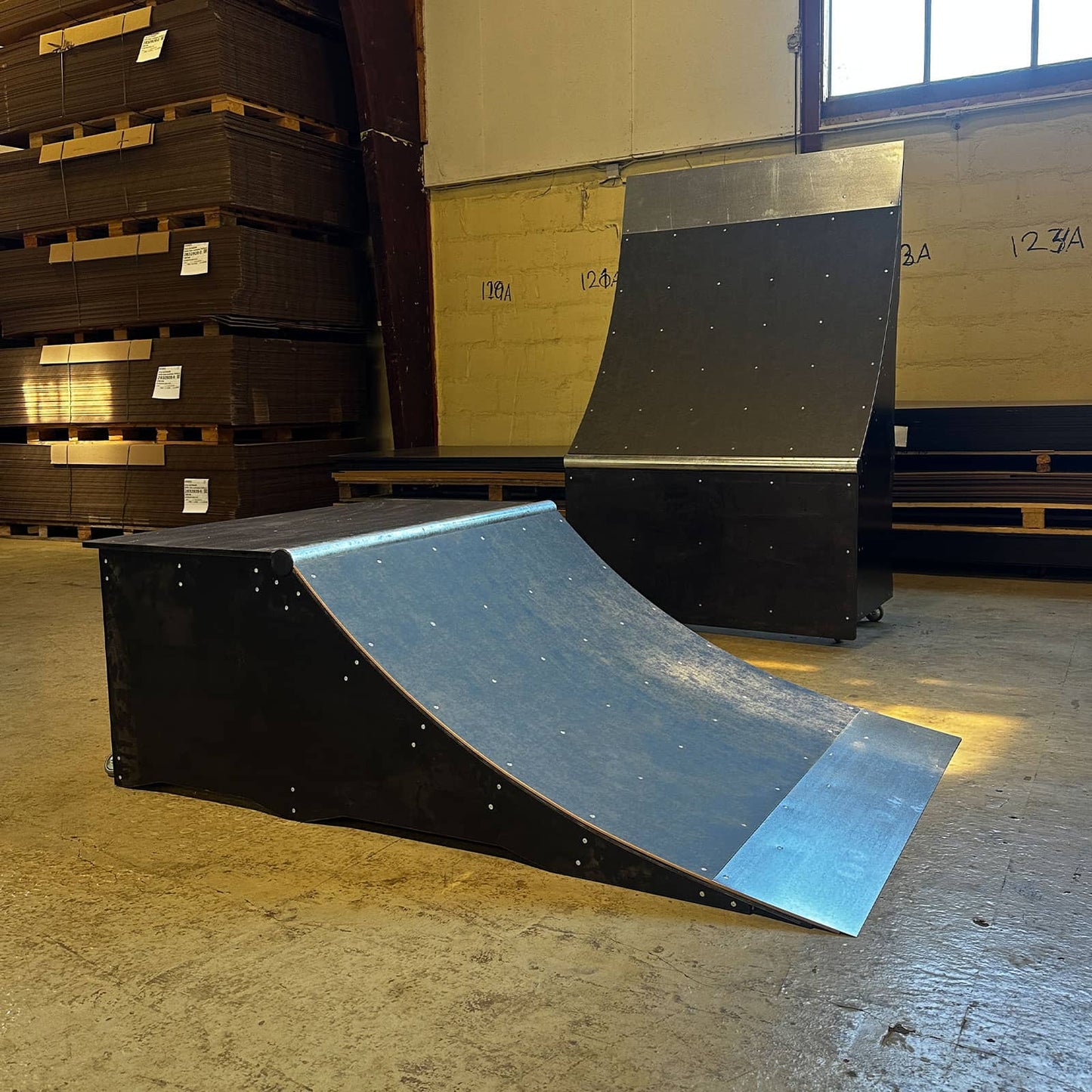 Quarterpipe m. Hjul